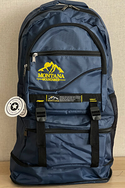 NEMO GROUP Rucsac albastru bleumarin pentru alpinism, burduf, 55LT, geantă de camping, geantă pentru cutremur, țesătură rezistentă la apă