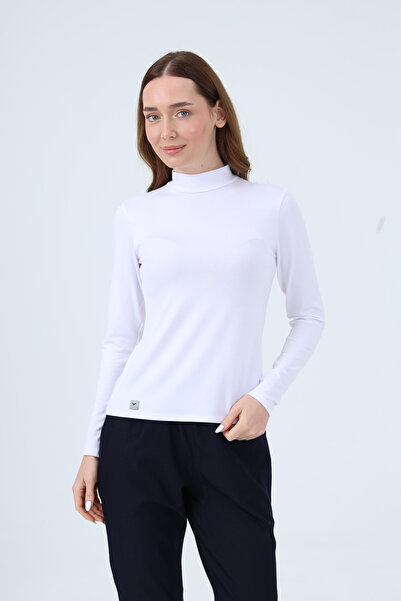 Viridi Medical Fashion Turtleneck Body White
