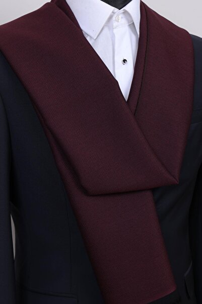 Esgue Double Sided Burgundy-Brown Viscose Cashew - Special Gift Boxed