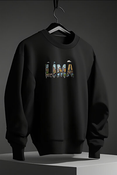 LİMA Baskılı Sweatshirt