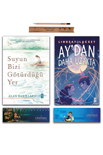 Genç Timaş Suyun Bizi Götürdüğü Yer - Ay dan Daha Uzakta Set 2 Kitap
