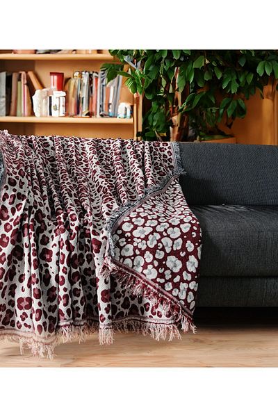 Rell Home Luxury Non-Slip 100% Cotton Sofa Cover - Multi-Purpose Sofa Shawl