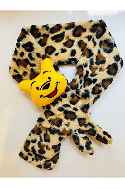 İnDerin Guler moale cu model leopard pentru copii Kaşkol