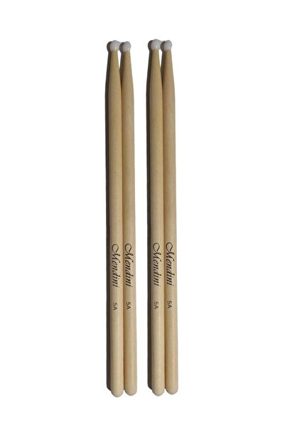 Mendini Baget Plastik Uçlu 2 Çift - Davul - Bateri Bageti Drumsticks 5a Pürüz...