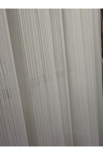 Fon Dünyası Anti-Crease Luxury Elegant Tulle Curtain (1/3 Close Pleat)