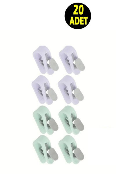 usin 20 ADET Yorgan Nevresim Sabitleme Çarşaf Perde Tül Sabitleyici Tutucu Or...