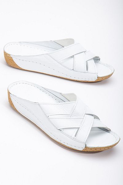 The Dortex Shoes Drtsan75 Γνήσιες Δερμάτινες Ορθοπεδικές Καθημερινές Γυναικείες Παντόφλες