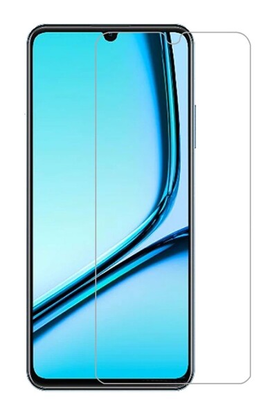 TechnoZone Realme Note 50 Uyumlu Kırılmaz Ekran Koruyucu Temperli Cam