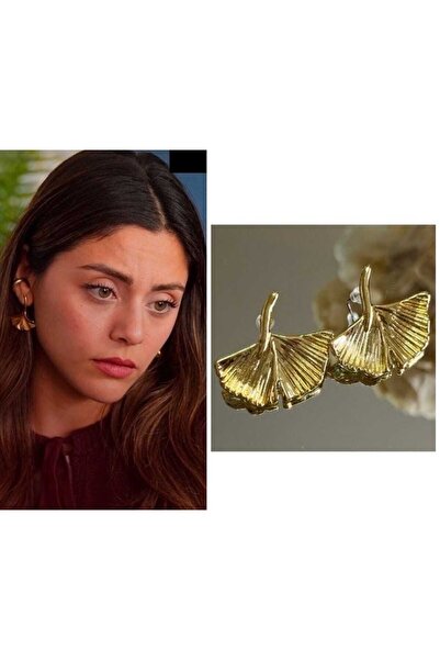 Bubbleatelier أقراط أوراق الشجر خمر