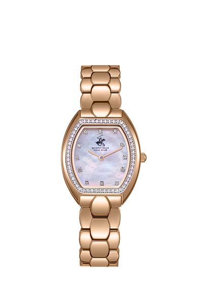 Beverly Hills Polo Club BEVERLY HILLS POLO CLUB BP3642C.420 Women Analog Display Watch & Metal Strap Rose Gold