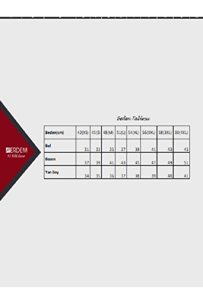 Erdem Men's Cotton Elastane Long Boxers 1470 - 6 Pieces