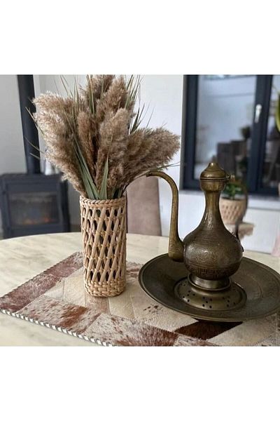 Nedabella Διακοσμητικό Ψάθινο Βάζο Bohemian - Χειροποίητο Καλάθι