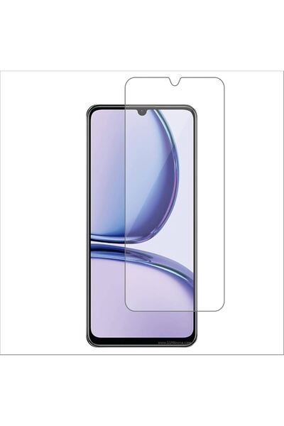 TechnoZone Realme Note 60 Uyumlu Kırılmaz Ekran Koruyucu Temperli Cam