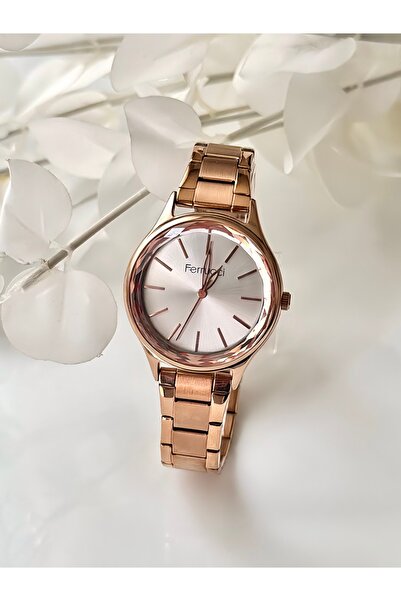 Ferrucci FERRUCCİ-(ROSE RENK)kadın kol saati-