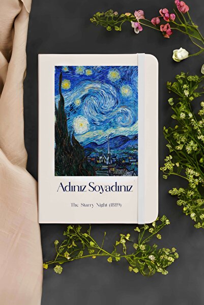 HEDİYEDİYE Kişiye Özel Termo Deri Vincent van Gogh - Yıldızlı Gece Tasarımlı ...