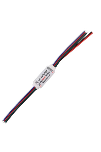 DEMİRLED 5-24V Mini RGB Led Ara Kontrol Cihazı Güç Yükseltici Amplifier