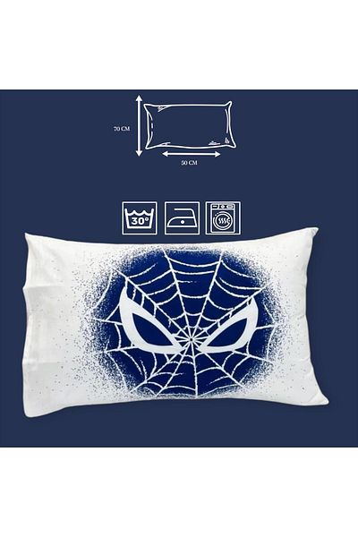 Zorluteks Outlet Spiderman 100% βαμβακερό ύφασμα 1 τεμάχιο Μαξιλαροθήκη 50x70 cm