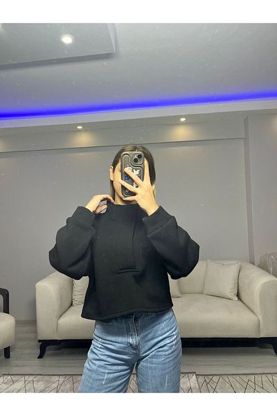 modakirwem CROP SWEATSHIRT