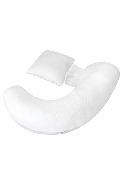 Blooming Blossom Multiposition Pregnancy & Nursing Pillow - White