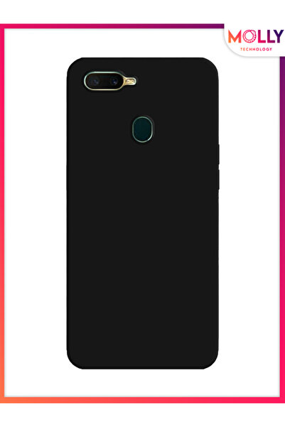 Molly Oppo Ax7 Için Siyah Liquid Içi Kadife Silikon Kılıf
