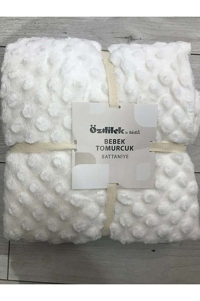 Özdilek 90x110 Model Bud Baby Blanket - Bone Color