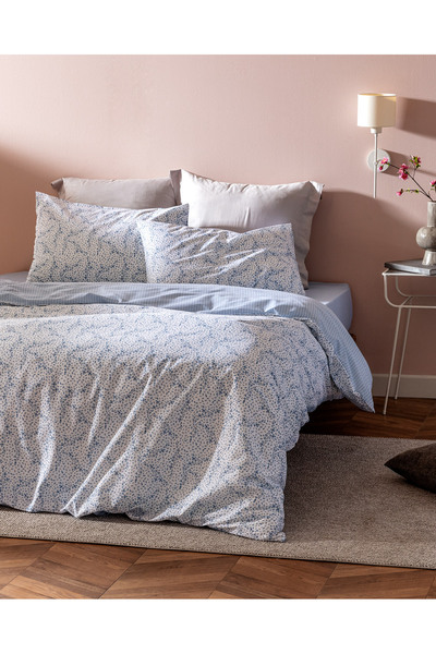 Madame Coco Set de lenjerie de pat Octave, 100% bumbac, cu imprimeu Ranforce ...