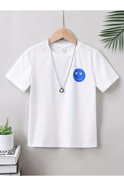 Let's Wear Κάθε πράγμα θα πάνε καλά Μπλουζάκι με κοντό μανίκι με στάμπα, άνετο μπλουζάκι με στρογγυλή λαιμόκοψη