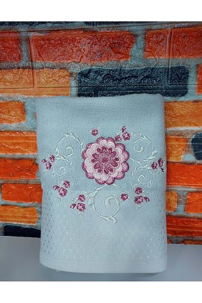 Özdilek 1 Piece Mariposa Grey Boutique Hand-Face Towel (50X90)