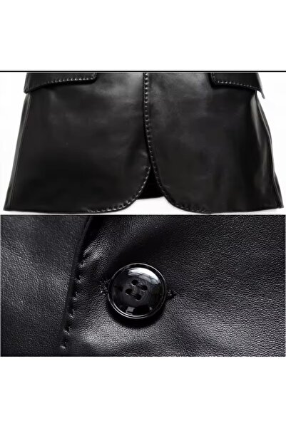 DESAR CLASSİC ERKEK BLAZER HAKİKİ DERİ CEKET