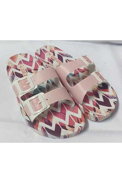 GEZER Anatomic Sole Fixed Buckle Beach, Pool, Balcon, Bathroom, House and Street Slippers