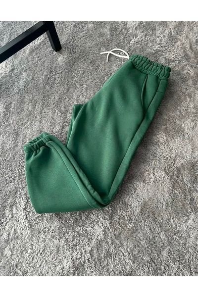woonkey Χοντρό βαμβακερό Unisex αθλητικό κοστούμι - Ελαστικό κάτω και εσωτερικό