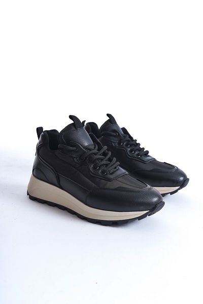 Modabuymus Sersp Black Daily Comfortable Sneaker Lightweight Sports Shoes