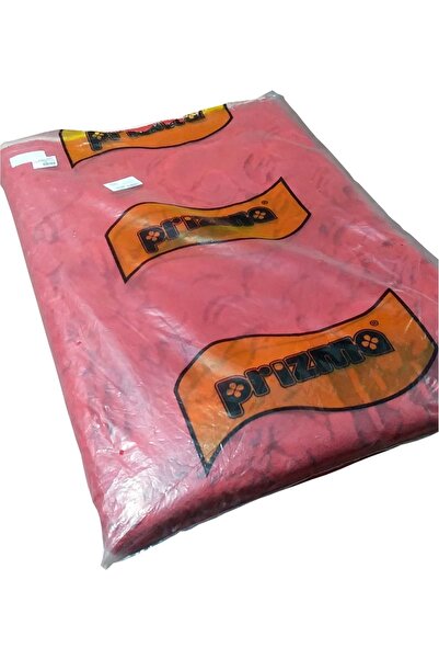 Prizma Bianca Eskitme Desen Kaymaz Latex Taban Halı (150X200)-kırmızı