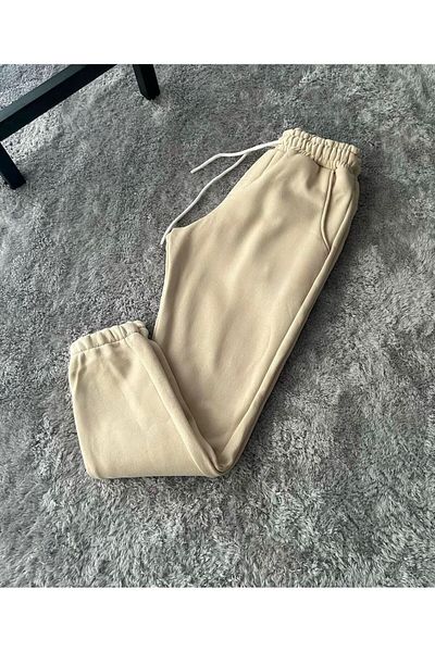 woonkey Χοντρό βαμβακερό Unisex αθλητικό κοστούμι - Ελαστικό κάτω και εσωτερικό