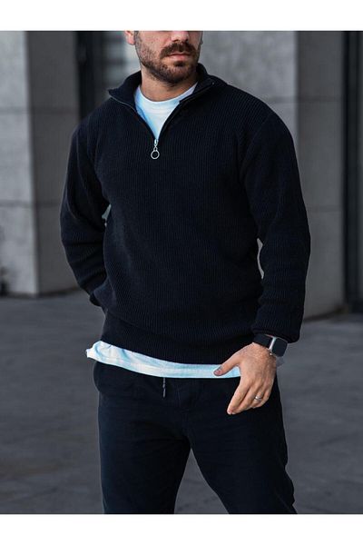 SR Tekstil 5-Piece Combination Knitted Sweater Beanie Necklace Socks