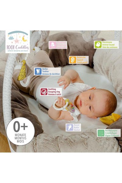 A Thousand & One Cuddles 3D Activity Nest Australia - Brown