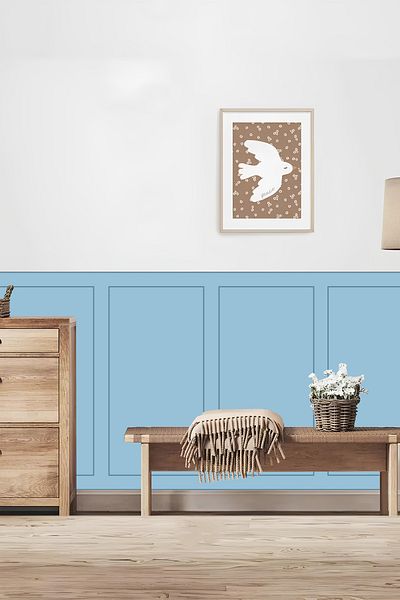 Grafikup Autocolant decorativ pentru panou de perete Folie de acoperire a peretelui cu panou cu cadru mare