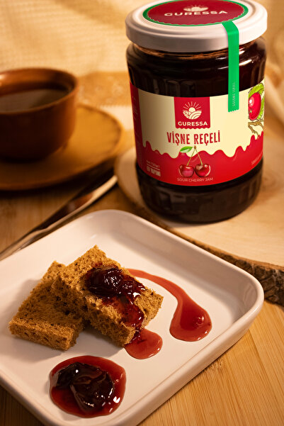GURESSA Vişne Reçeli 720 Gr Doğal Ev Yapımı