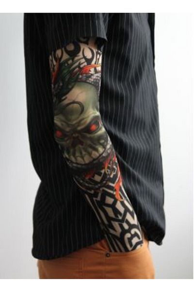 sedu 3D Printed Wearable Arm Tattoo - Socks, Arm and Leg Tattoo, 2Pcs Model 18