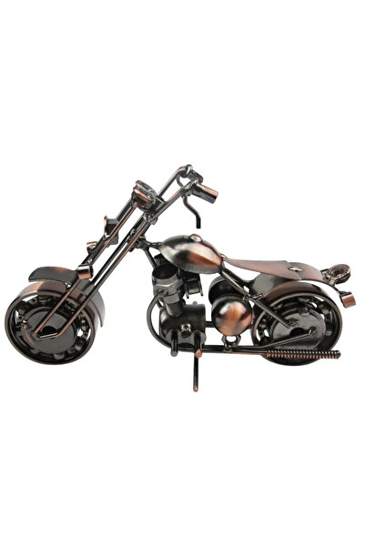 Sensoria Vintage Bronz Retro El Yapımı Motosiklet Metal Ev İş Dekorasyonu Hed...