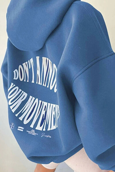 FECCY Pamuklu Dont Hoodie Sweatshirt