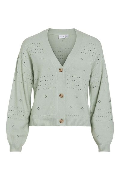 VILA Strickjacke V-Ausschnitt