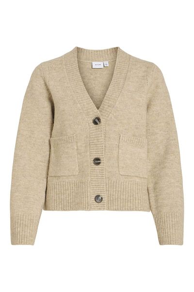 VILA Strickjacke V-Ausschnitt