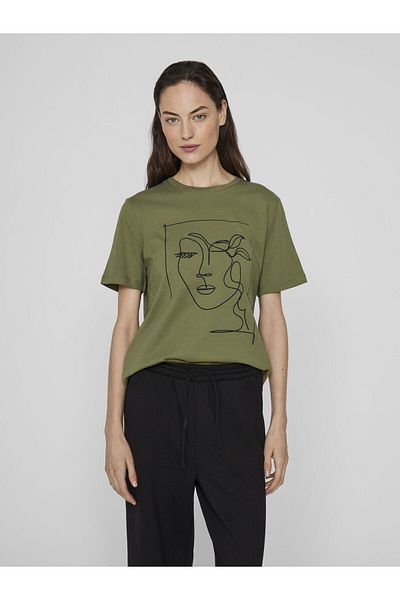 VILA T-Shirt Rundhals