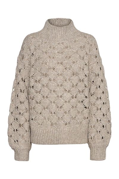 Vero Moda Strickpullover VMOLIVIAH Gestricktes Oberteil