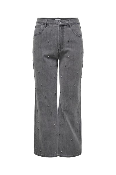 Only Carmakoma Jeans mit weitem Bein CARHOPE Hohe Taille Weiter Beinschnitt Jeans