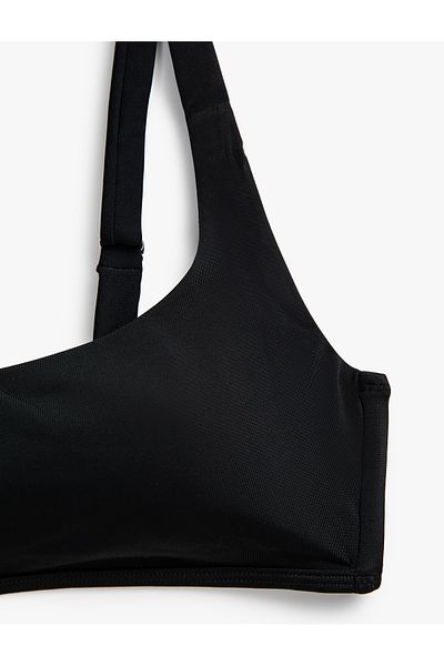 Koton Basic Bikini Top with Covered Adjustable Straps