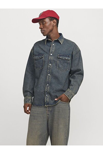 Jack & Jones Jack & Jones Erkek  Kot Gömlek