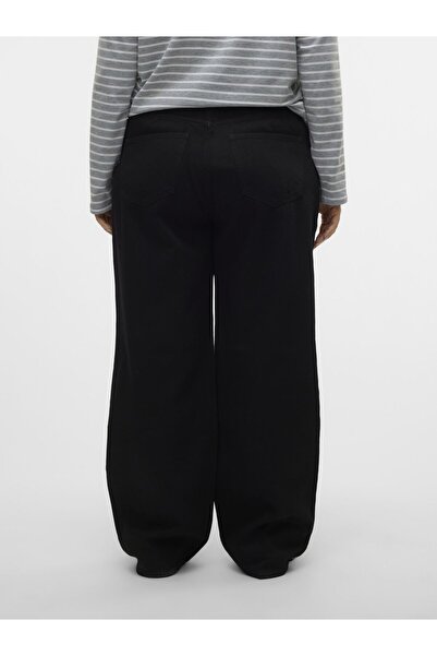 Veromoda Curve Weit geschnitten VMCTESSA Hohe Taille Weiter Beinschnitt Jeans