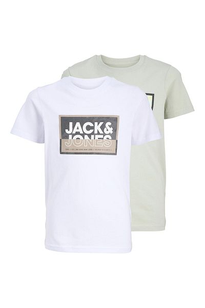 Jack & Jones Junior T-Shirt 2er-Pack Bedrucktes T-Shirt Junior